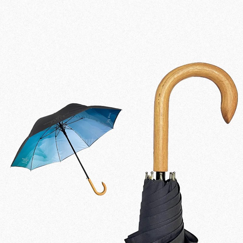 Wholesale Factory's Automatic 3-Fold Men's Business Umbrella 10-Bone Reverse Custom Logo Ring Buckle Handle for Adults Sun Rain