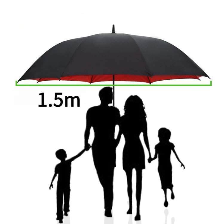Aikeling Extra Large Automatic Double Layer Golf Umbrella with Long Handle for Business Use Capable of Printing Logos Umbrellas