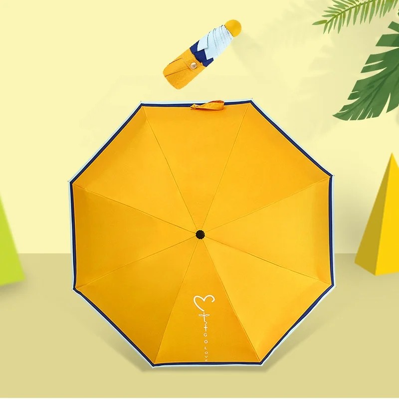 Creative Custom-Made Umbrellas According Drawings/Samples 50% Sunshade In-Stock Gift Umbrellas Manufacturer Custom Model LOVE