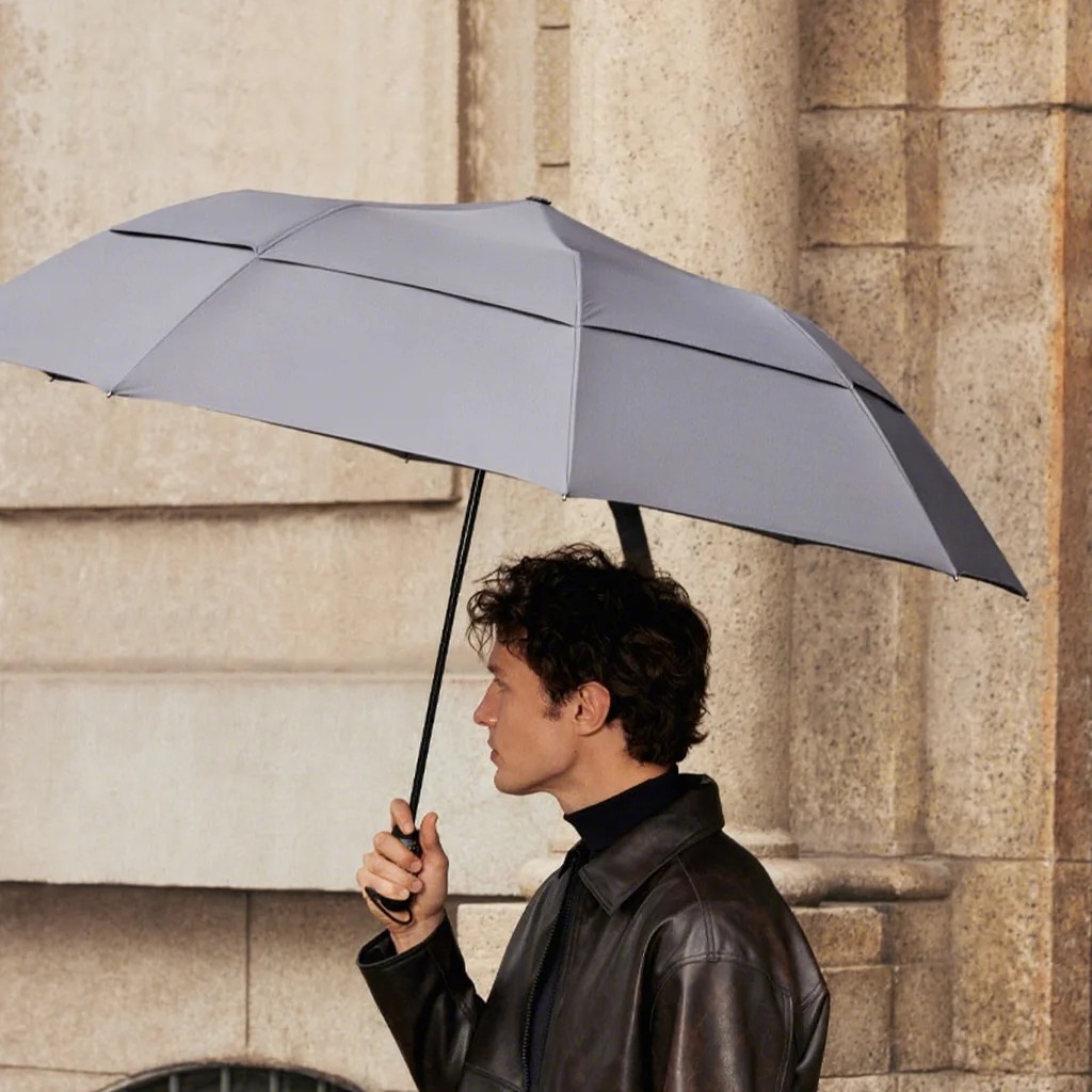 Sombrinhas Two-fold Golf 8k Automatic Umbrella Enlarged Canopy Sturdy Durable Collision Cloth Suitable Business Professionals