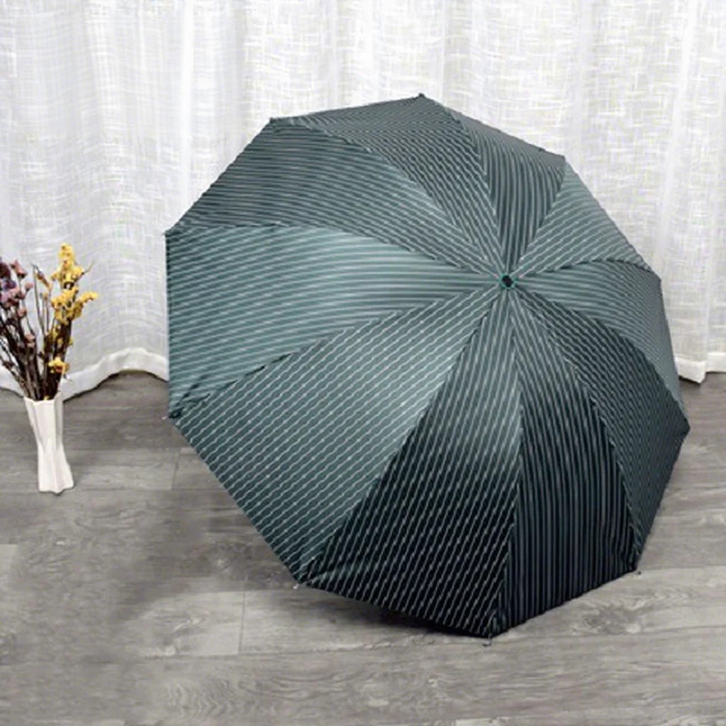 Checkered Manual 10rib Double Person Extra Large Umbrellas for the Rain Sun Dual Use Reinforced Black Rubber Retro UV Protection