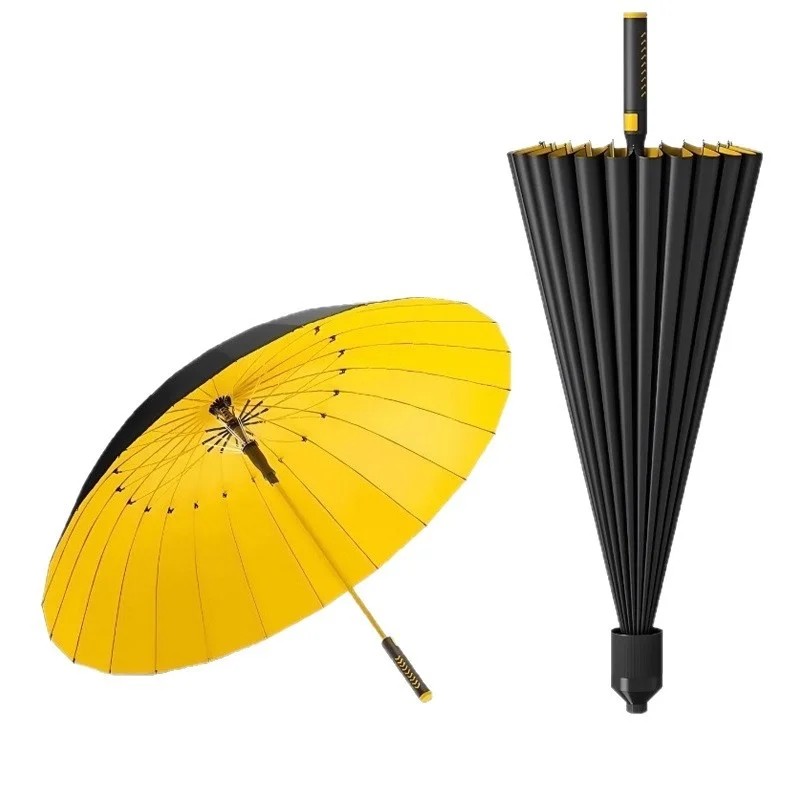 Extra-large Thickened Umbrella Wholesale Super Strong Wind Resistance Long-handled Manual Double-person Golf Umbrella