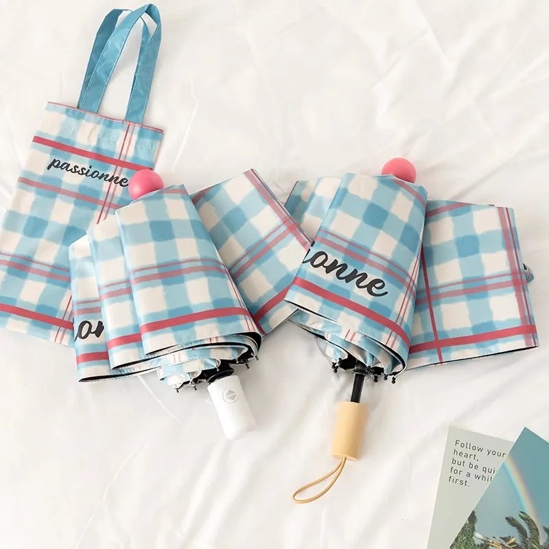 Long Handle Retro Striped Umbrella Women Dual Use for Sun and Rain Parapluie Compact Automatic UV Protection Sunshade Umbrellas