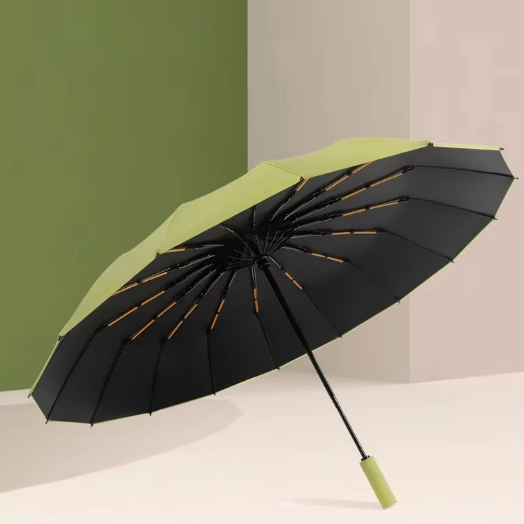 High End Umbrella Automatic Folding Large Size Gift Advertising Umbrella Wholesale with Logo Printing Sun Protection
