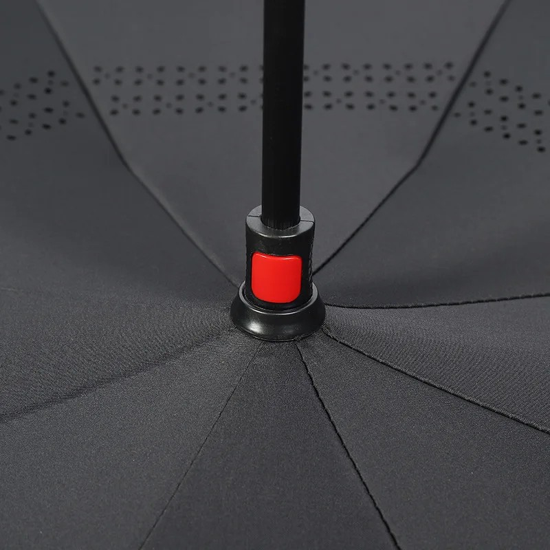 Double Layer Reverse C Type Hands Long Handle Umbrella Windproof Sunshade Dual Use Rain or Shine Advertising Gift Customizable