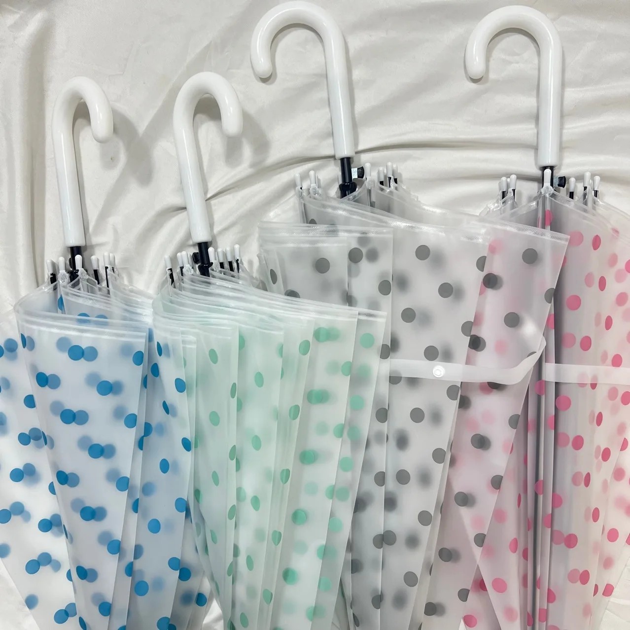 Parapluie Pliable Korea Transparent Umbrellas Automatic Rainy Season Curved Creative Straight Long Handle Umbrella Paraguas