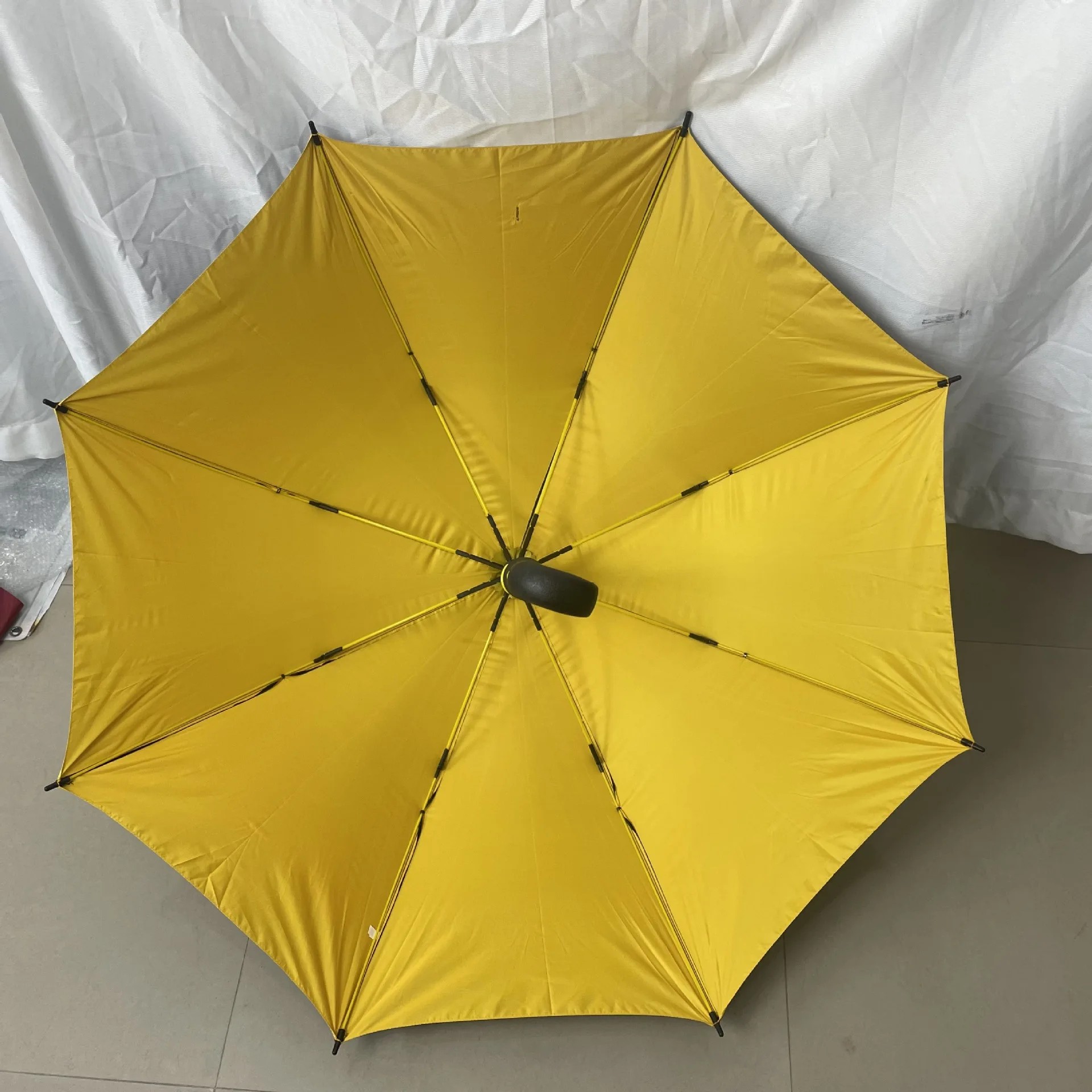 New Model with Waterproof Cover, Large Reinforced Golf Umbrella, Super Windproof, Durable, Double Business Umbrella