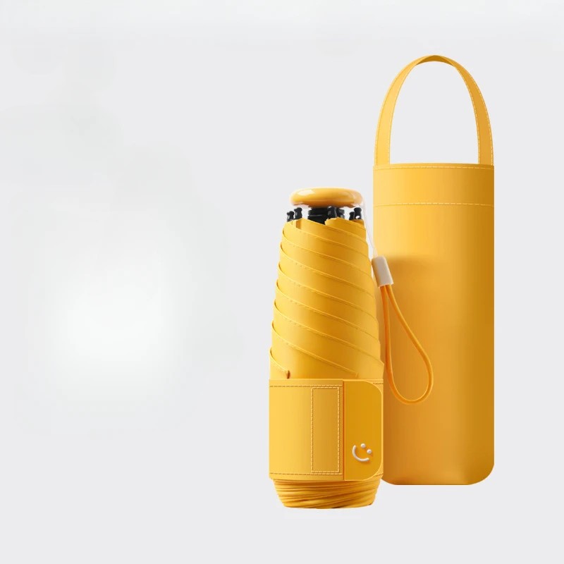 Umbrella Wholesale Customization 5 Fold Small Compact Women's Sunshade Pocket  Dual Use for Sun and Rain Sun Protection