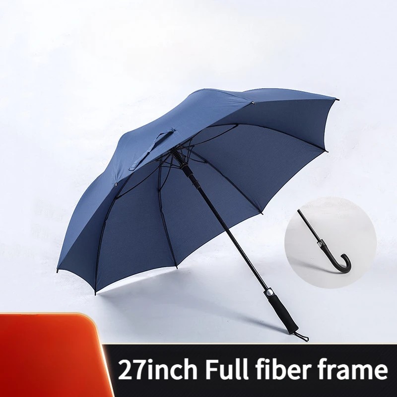 Straight Handle Double Large Umbrella with Logo Print Golf Umbrella Long Handle Men's Business Automatic Gift Advertising