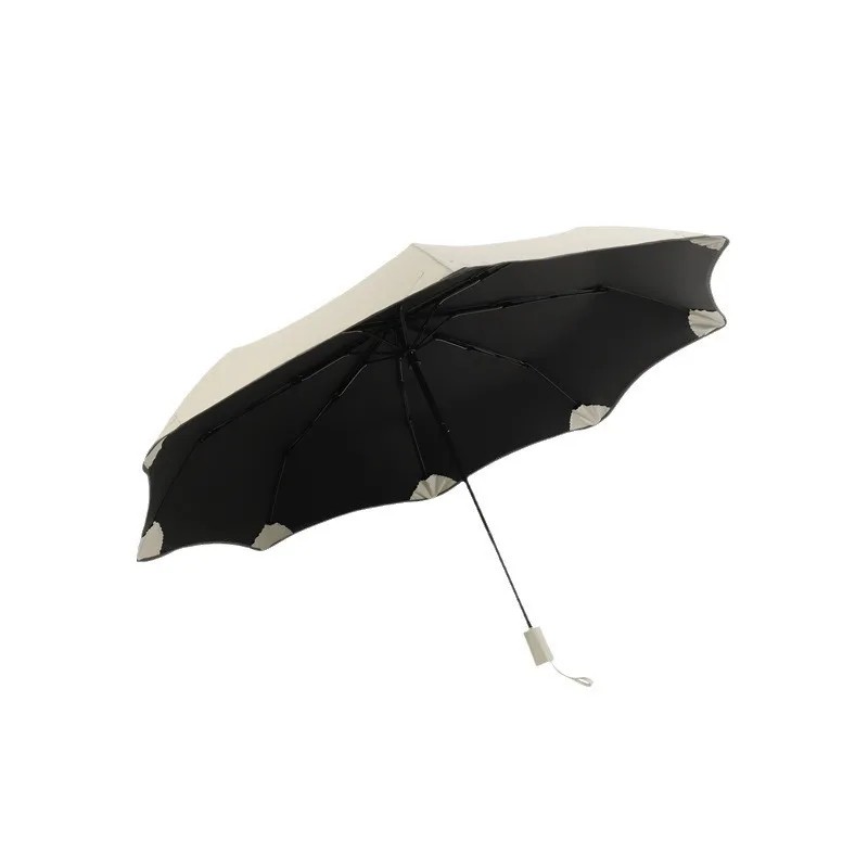 Strict Selection for Sunshade Three Fold Folding Creative Reflective UV Protection Sunny Rain Dual Purpose Women's Umbrella