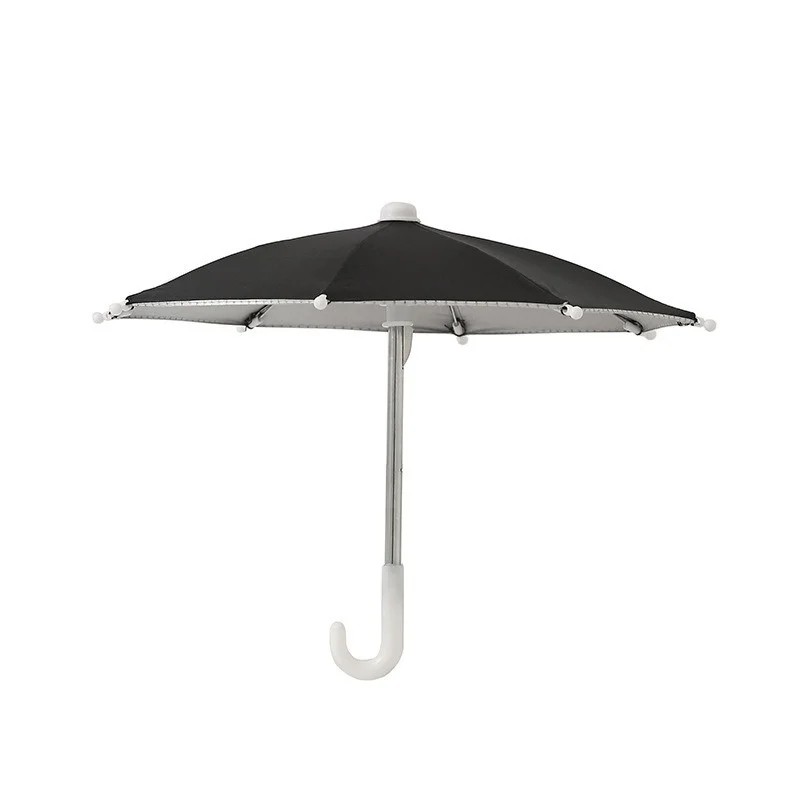 Mobile Phone Parasol Toy Decoration Ultra Small 8 Ribs Umbrella Photography Prop Mini BJD Doll 28cm Convenient Umbrella