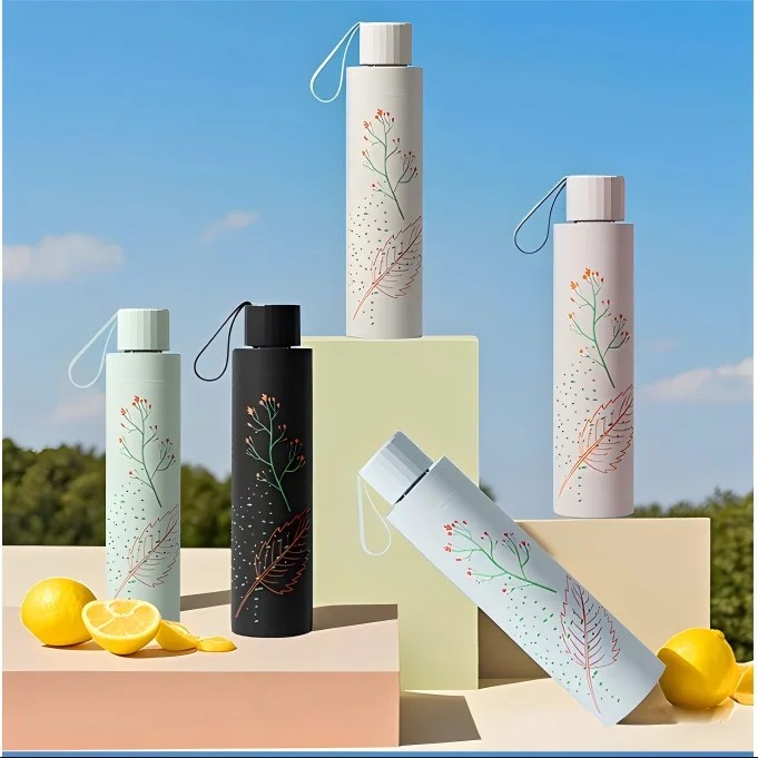 Wholesale Large Size Women's Manual Iron & Plastic UV Protection Sunshade Rain Umbrella Thickened Enlarged Folding Business Gift