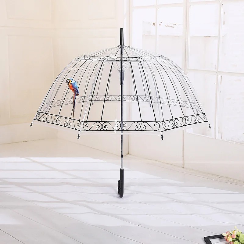 Apollo Princess Umbrella Eco Friendly POE Fresh and Elegant Design Korean Fashion Birdcage Style