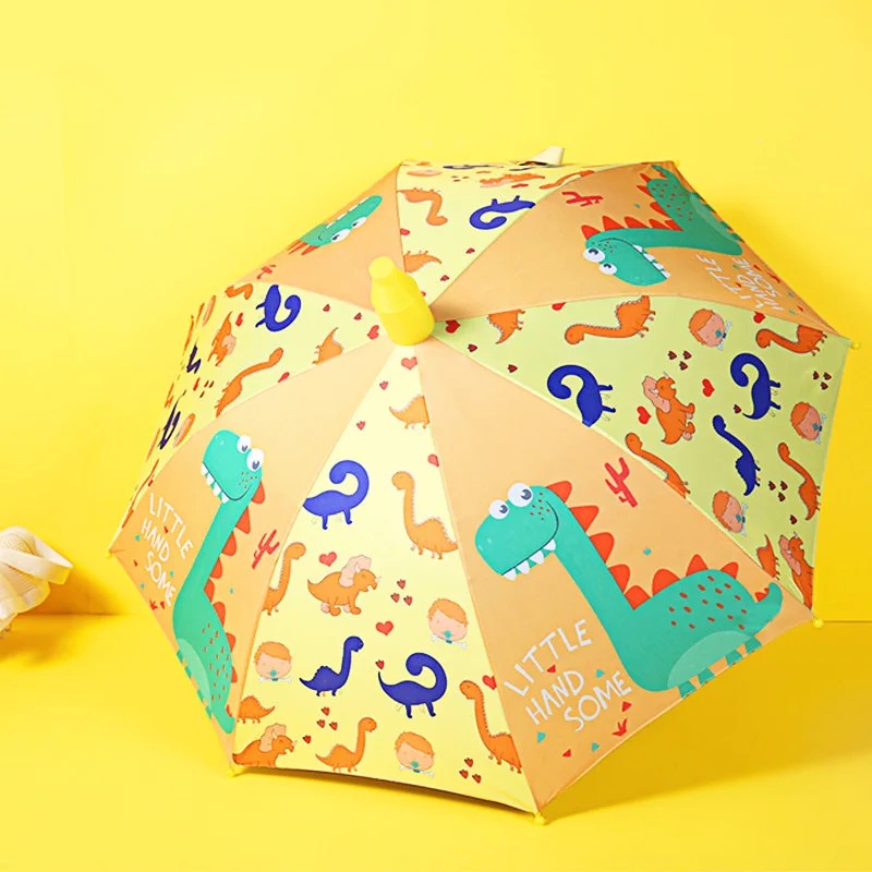 Wholesale logo Printed Umbrellas Cartoon Style Children's Umbrellas Kindergarten Sunshades and Waterproof   UPF 50+ protection