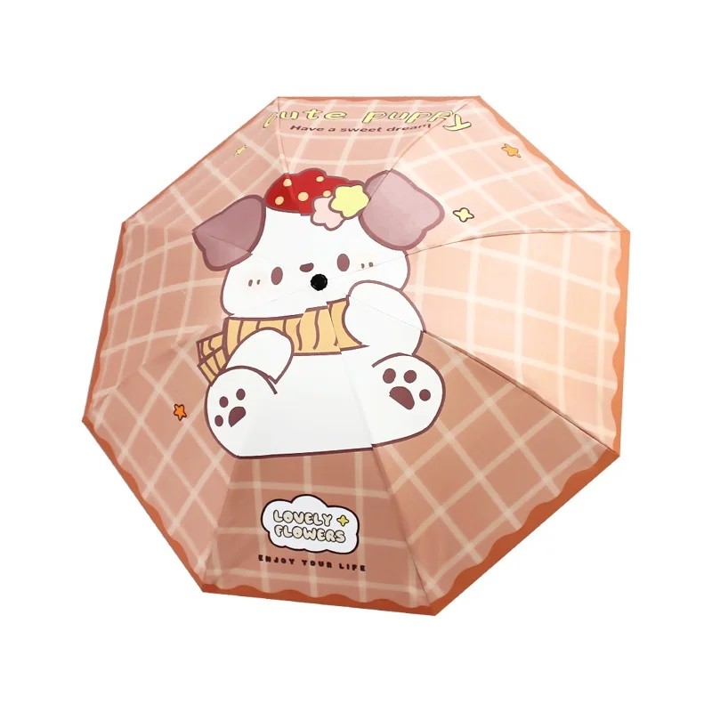 Adult Manual Sun Umbrella for Business Gifts Foldable UV Protection Sunscreen Sunny & Rainy Days Portable