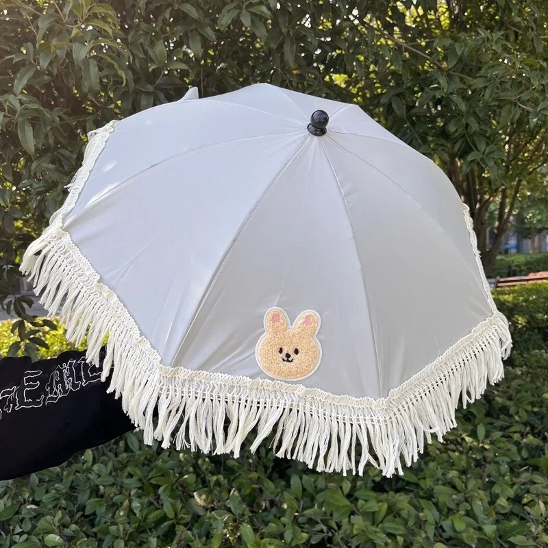 Creative Cute Stroller Umbrella Princess Lace Infant Baby Sunshade UV Protection 8 Ribs Mommy's Magic Tool Gift