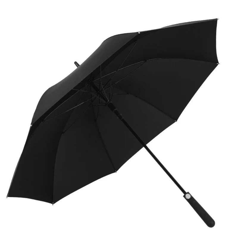 Business Golf Umbrella 27 Inch Large Long Handled Sun Rain Dual Use Manual UV Protection Wholesale Can Print Logo