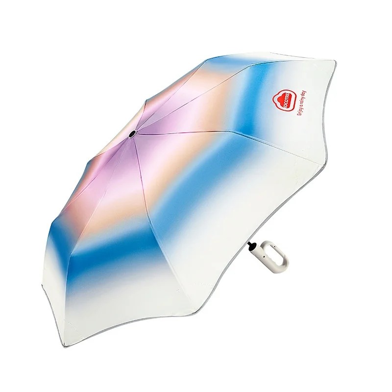 KK Tree Children's Dual-Use Rain Sun Hanging Umbrella for Boys Girls Elementary School Students Fully Automatic Folding Alloy