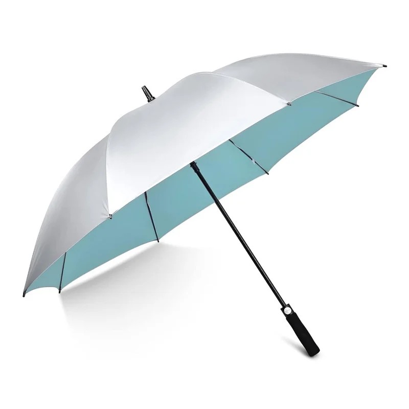 Golf Umbrellas with Straight Handle Business & Sun Use Automatic Opening Rubber Handle