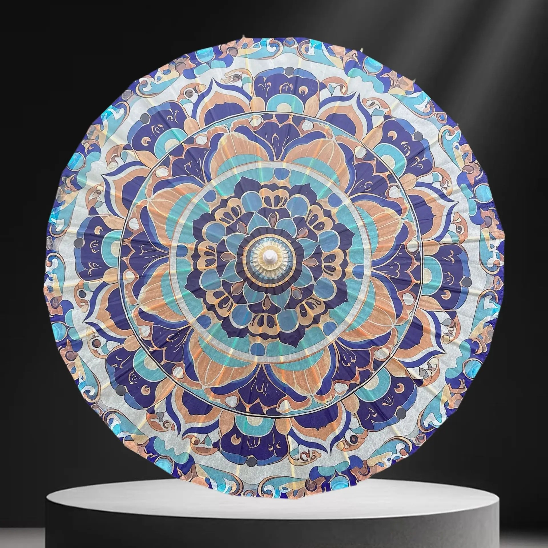 Oil Paper Umbrella Rainproof Sunshade Female Ancient Style Prop Umbrella Cheongsam Catwalk Ceiling Tung Oil Umbrella Waterproof