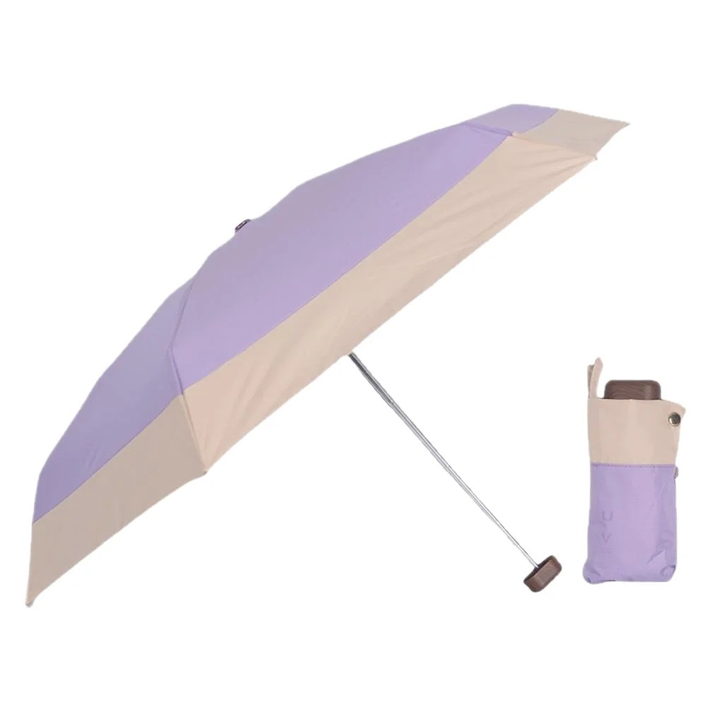 Black Coated Ultra Sunscreen Manual Casual Sun Umbrella UPF50+ UV Protection Advertising Gift Umbrella Outdoor Umbrellas