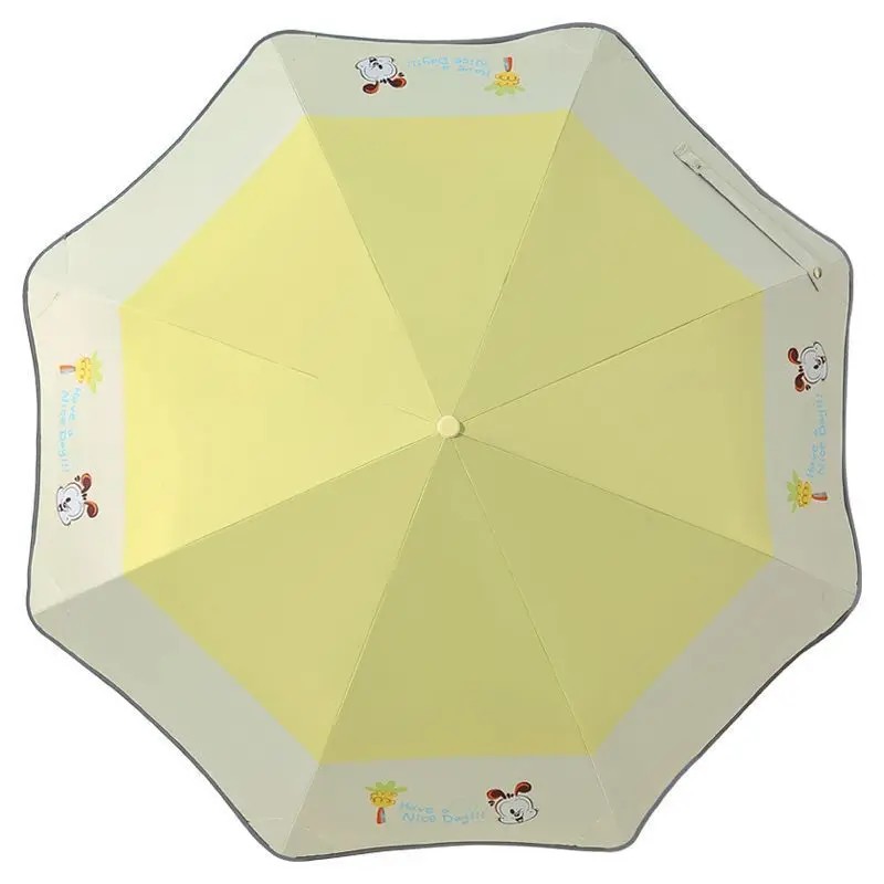 Elementary School Student Dual Use Umbrella for Rain and Sun Safe Anti Rebound Children's Umbrella Fully Automatic Folding