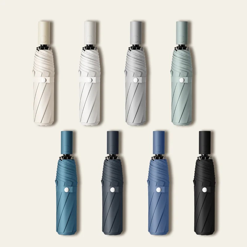 Fully Automatic Umbrella Female Sun and Rain Dual-use Folding Shade Summer Sun protection UV protection Wind Shrinkage Large Sun