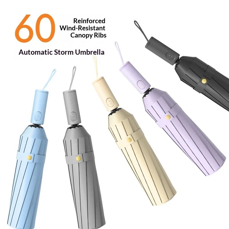 12K Fully Automatic Umbrella Enlarged Thickened Adult Suitable Both Sunny Rainy Days Large High-end UPF50+ Umbrella
