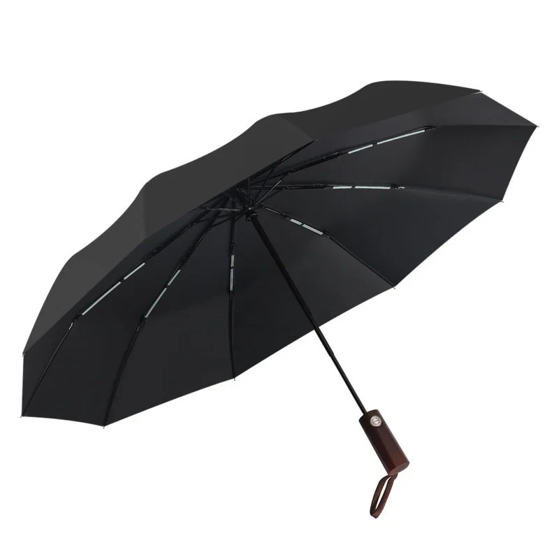 Extra Large Thickened Reinforced Manual Umbrella for Men Women Wind Resistant Storm Proof Advertising Gift UV Protection Modern