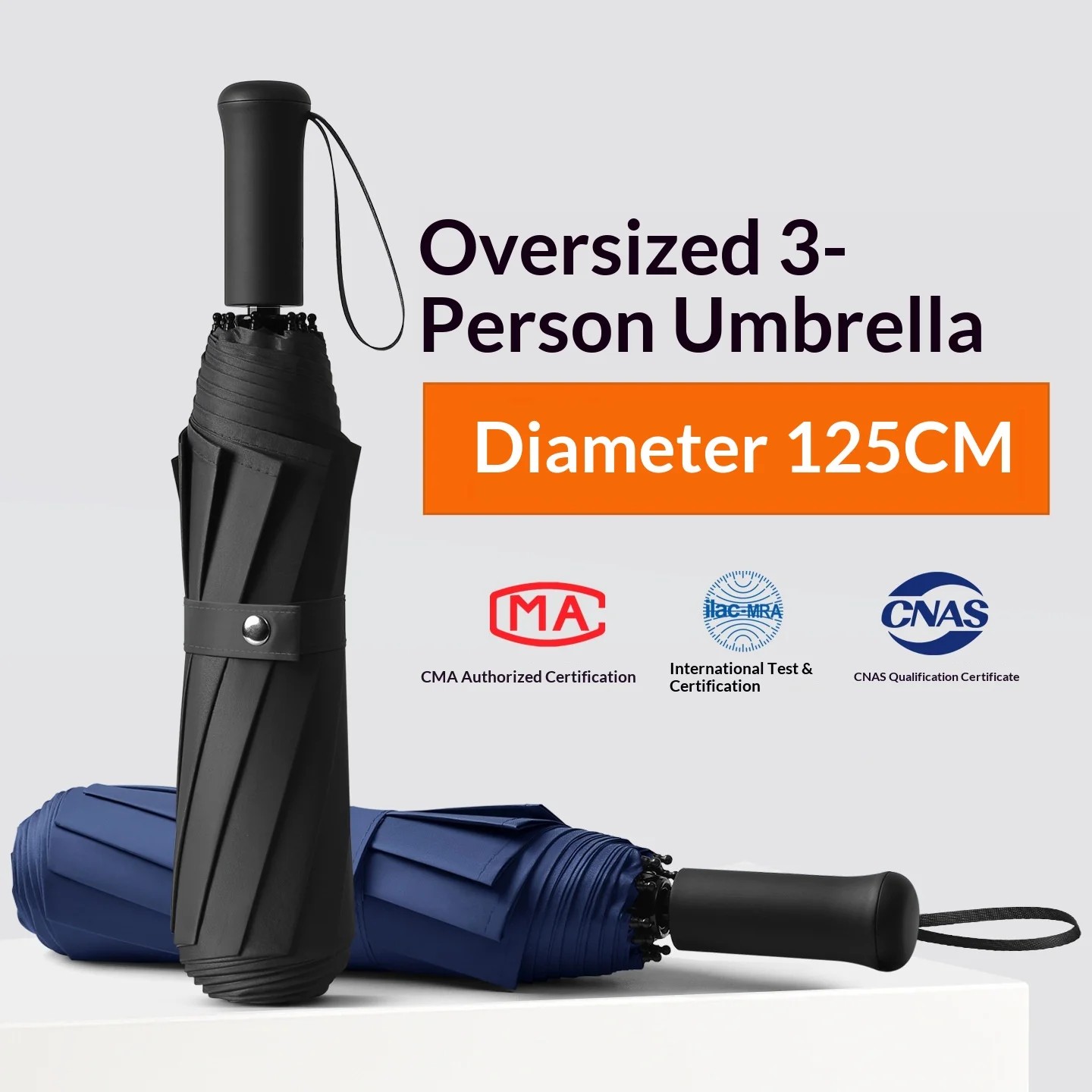 Extra Large 10-rib High-end Reinforced Thickened Middle Rod Automatic Windproof Sunshade Rainproof Folding Umbrella Wholesale