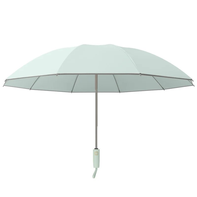For Hot Selling Minimalist Automatic Reverse Umbrella with Silicone Tape Edge 280T Fabric Advertising Gift Umbrella