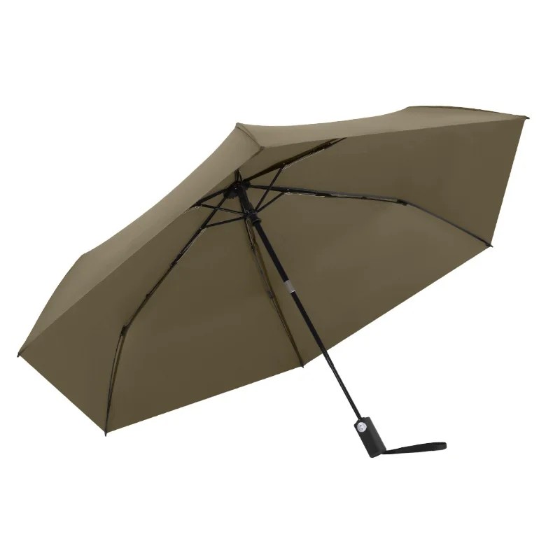 New Memory Black Fabric Non Folding Dual Use Automatic Opening Windproof UV Protection Double Person Business Gift Umbrella