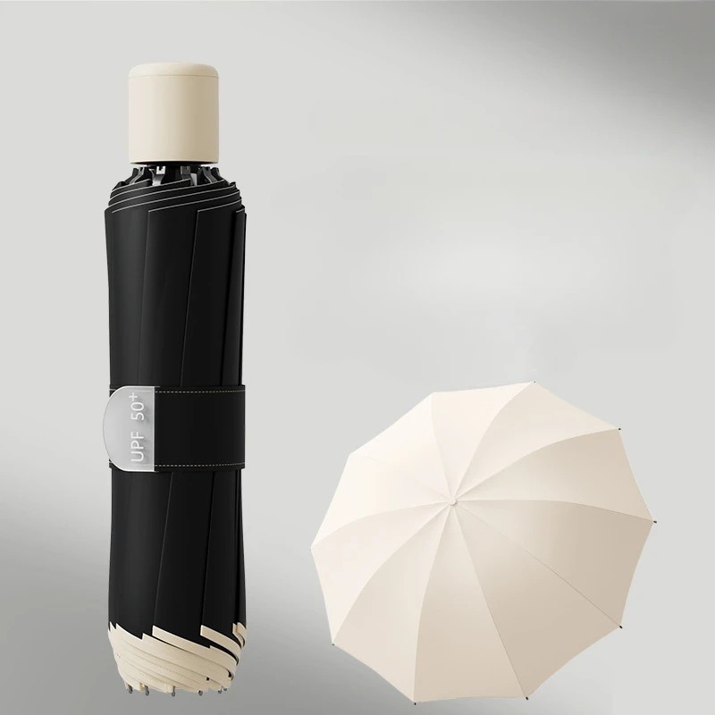 Reverse Folding Large Size Manual Wholesale Thickened Oversized Sturdy Wind Resistant Folding Dual Purpose Sun and Rain