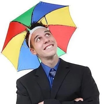 In Stock 52cm Head Mounted Umbrella Hat Umbrella Hat Fishing Sun protection Sunny and Rainy Umbrella Sun Hat Umbrella Wholesale