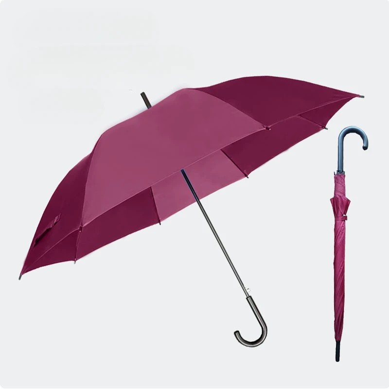 23inch Wholesale Pongee Long Handle Umbrella Promotional Gift LOGO Gourd Shaped Straight Handle Business Factory Direct Sales