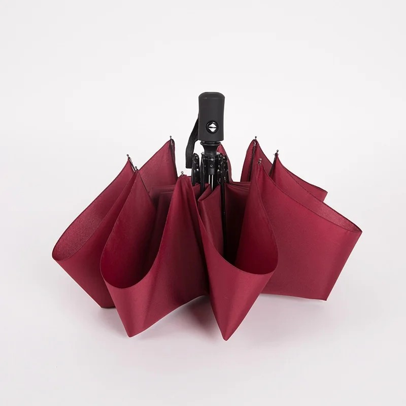 Three-fold Fully Automatic Minimalist 306 Self-opening Self-closing Folding Umbrella High-end Gift Advertising Umbrella