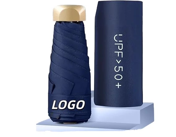 Mini flat 5fold sun umbrella sunscreen ultra light sun umbrella small and portable sunny and rainy days pocket umbrella