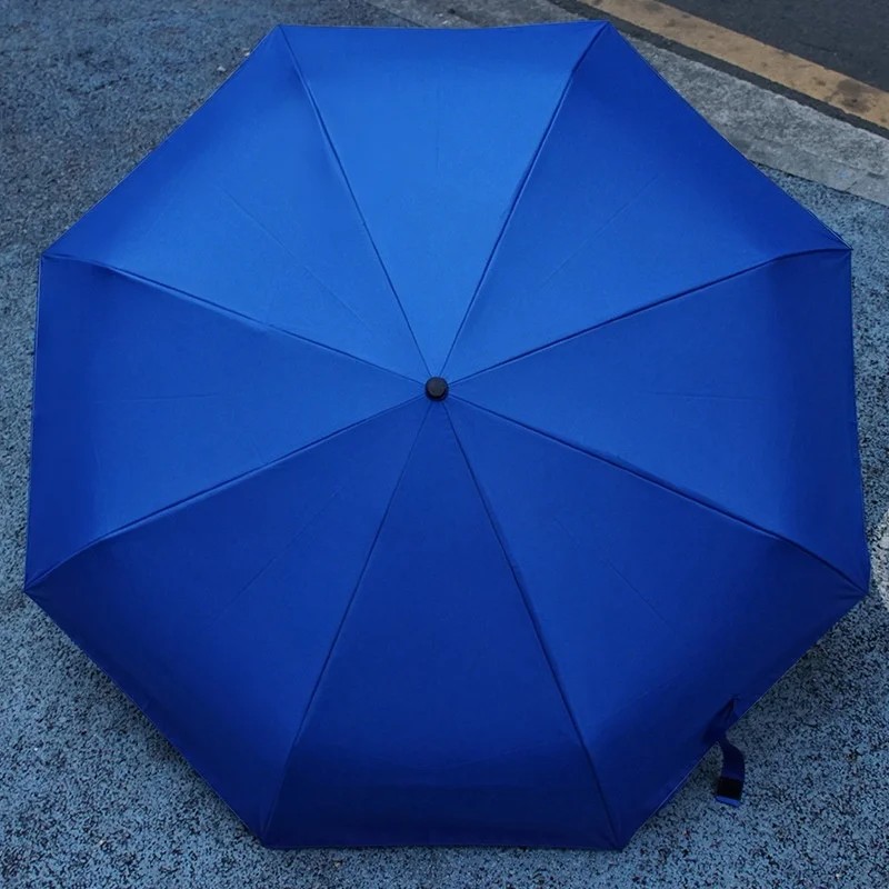 21 Inch 8 Bone Semi Automatic Opening Closing Folding Umbrella High End UV protection Sun protection Windproof Rainproof