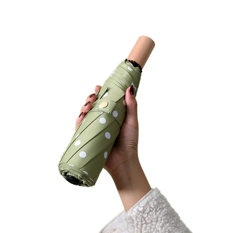 Three Fold Manual Folding Parasol Sun and UV protection Korean Style Women's Unique Creative Sun Umbrella