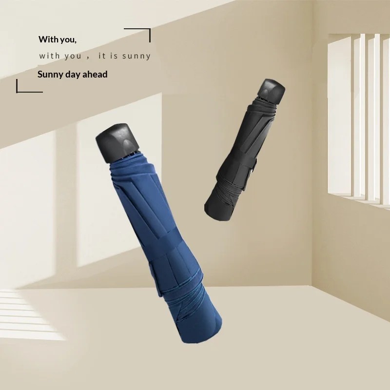 8bone Plain Umbrella Made Collision Cloth Iron Ribs Plastic Handle Suitable for Business Gifts Advertising Sunshade Use logo