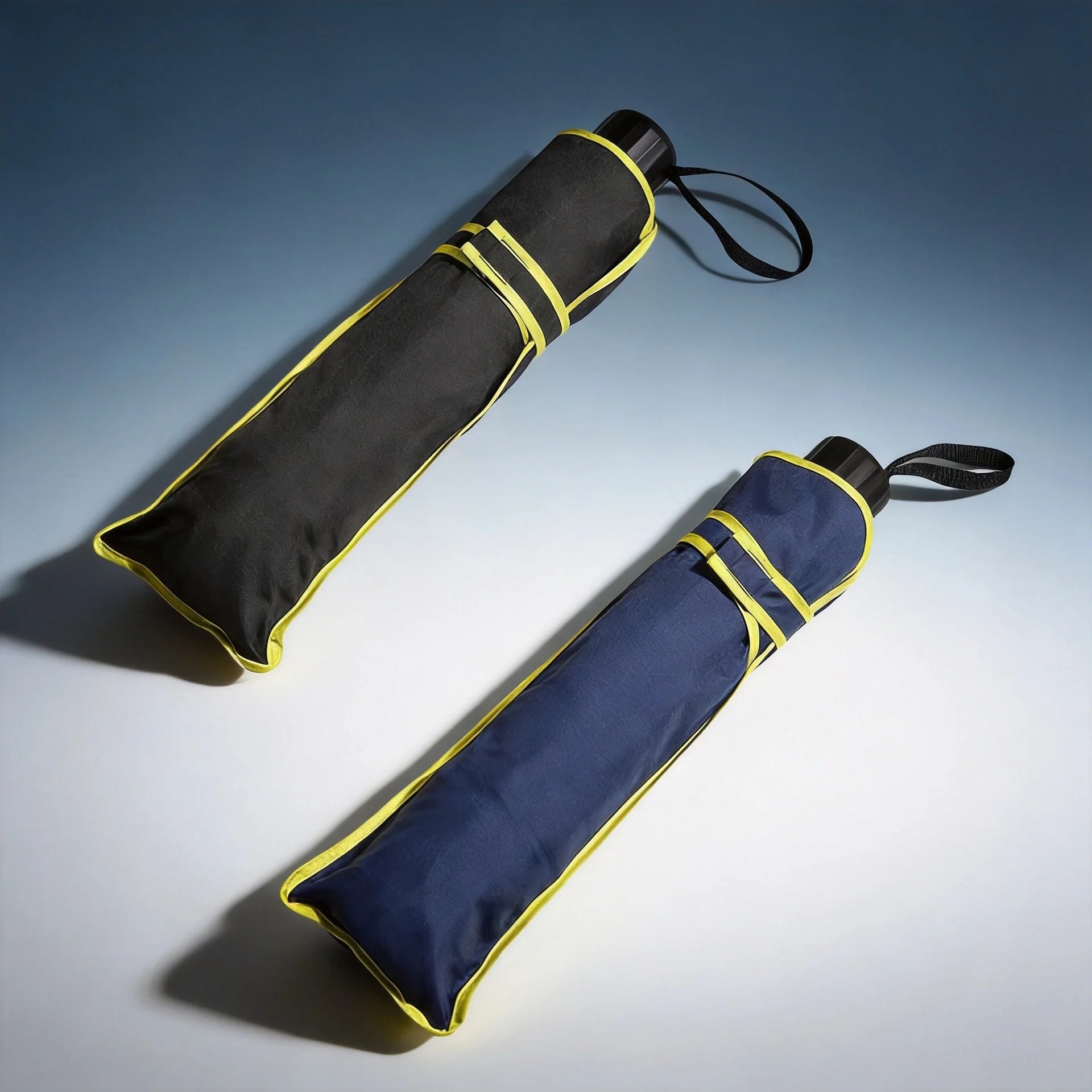 Cross Border E Commerce Exclusive Folding Three Fold Business Umbrella Steel Ribs Collision Cloth Sun Rain Dual Use UPF